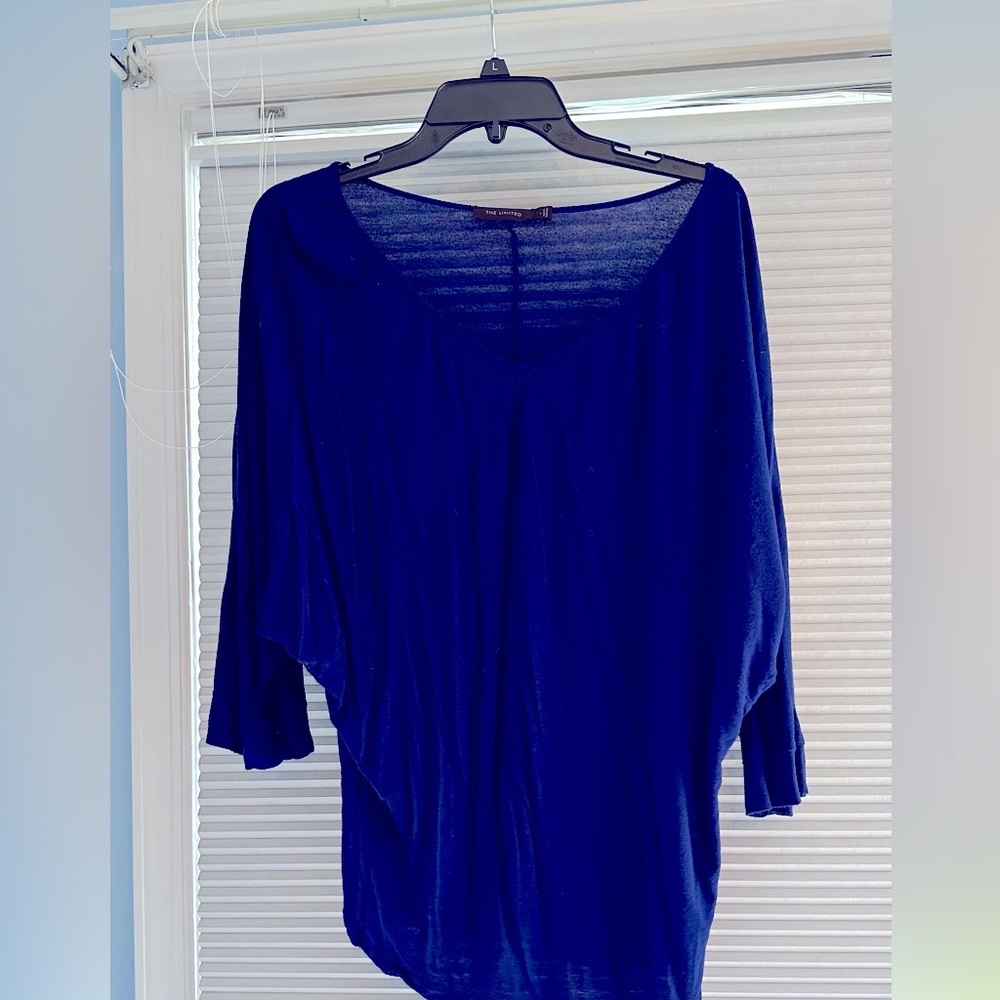 Women’s royal blue blouse size L- the limited